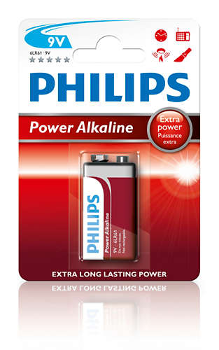 Power Alkaline Bateria 9v